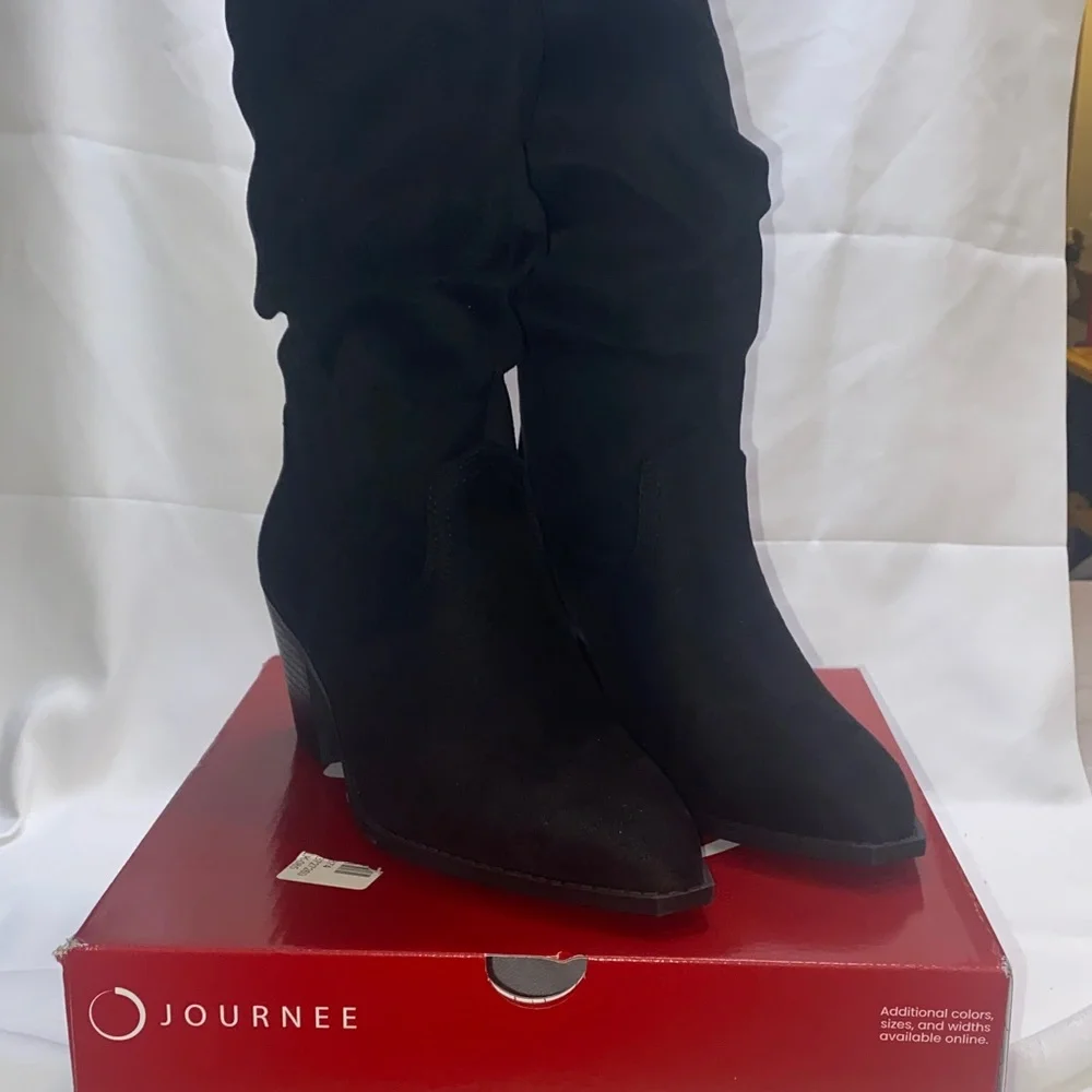 Journee KALEAH KNEE HIGH SLOUCHY BOOT‎